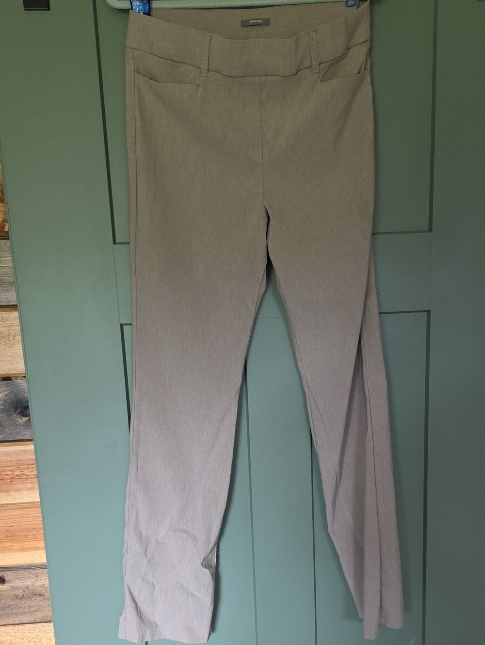 Maurices Taupe Straight-Leg Trousers